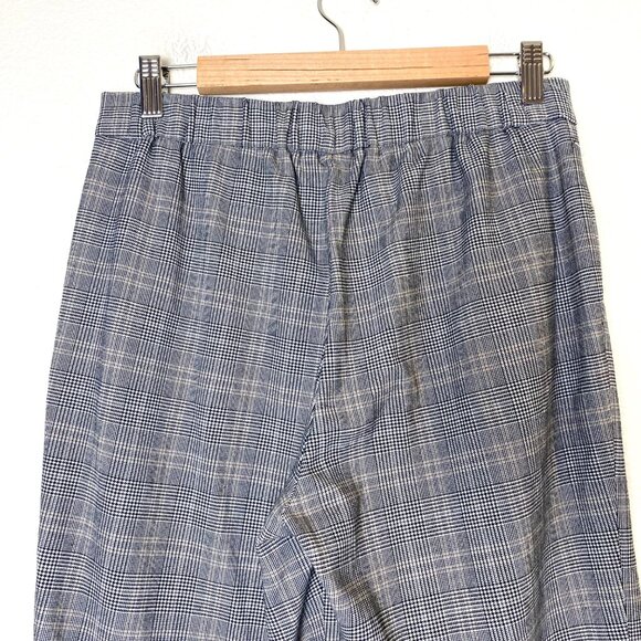 Aritzia Babaton Conan Straight Leg Tartan Plaid Cropped Pants Trousers 8 - Picture 7 of 9